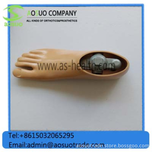 Medical Prosthetic implant Double Axis Foot with toes